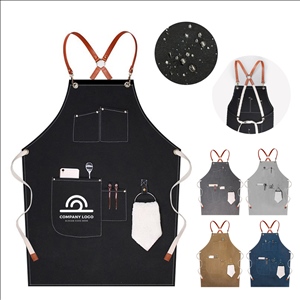 Heavy-Duty Canvas Work Apron With Multi Pockets